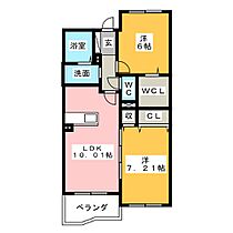 ジェルメ　マキ  ｜ 三重県松阪市郷津町（賃貸マンション2LDK・1階・55.84㎡） その2