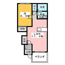 エルシャトーIII  ｜ 三重県松阪市星合町（賃貸アパート1LDK・1階・42.98㎡） その2