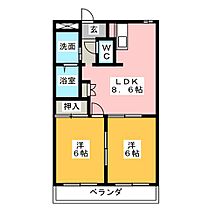 コートランド  ｜ 三重県松阪市山室町（賃貸マンション2LDK・2階・44.88㎡） その2