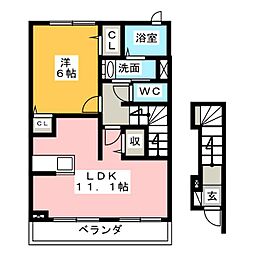 間取図画像 1LDK