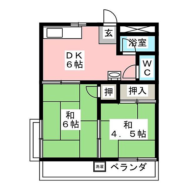 リーブルさかえ ｜三重県名張市栄町(賃貸マンション2DK・4階・32.23㎡)の写真 その2