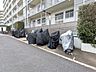外観：バイク置き場