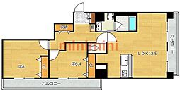 スプランティッド茨木天王 2LDKの間取図画像