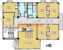 ラポートシェアハウス ワンルームの間取図画像