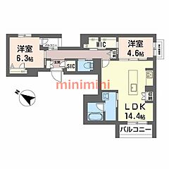物件の間取り
