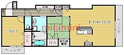 HIGH-FIVEZONE 2LDKの間取図画像