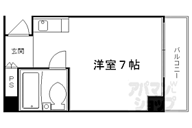 スイング岡崎 501 ｜ 京都府京都市北区紫竹下高才町（賃貸マンション1R・5階・16.33㎡） その2