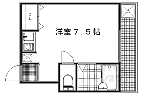 京都府京都市上京区下塔之段町（賃貸マンション1R・2階・18.00㎡） その2