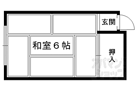 吉田ハイツ 4-1 ｜ 京都府京都市北区平野宮北町（賃貸マンション1R・4階・12.15㎡） その2