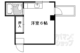 京都府京都市左京区岩倉中大鷺町（賃貸マンション1R・2階・15.00㎡） その2