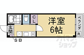 上嶋マンション 302 ｜ 京都府京都市北区紫野南花ノ坊町（賃貸マンション1K・3階・17.55㎡） その2