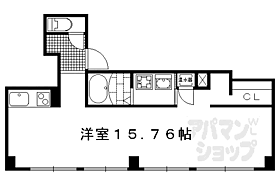 京都府京都市上京区裏風呂町（賃貸マンション1R・3階・39.62㎡） その2