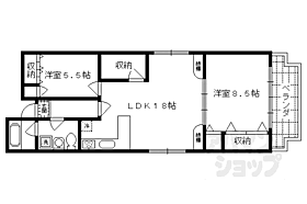 京都府京都市中京区夷川通富小路西入俵屋町（賃貸マンション2LDK・5階・70.00㎡） その2