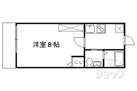 リベルテ恵 205 ｜ 京都府京都市北区紫竹西栗栖町（賃貸マンション1K・2階・22.36㎡） その2