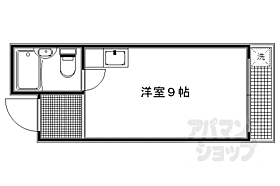 京都府京都市上京区中務町（賃貸マンション1R・2階・21.00㎡） その2