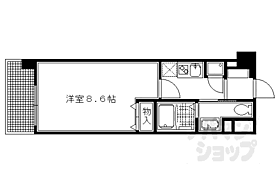 京都府京都市左京区田中南西浦町58-2（賃貸マンション1K・1階・26.46㎡） その2