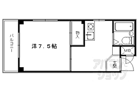 京都府京都市上京区大宮通寺ノ内下ル西北小路町（賃貸マンション1DK・1階・22.00㎡） その2