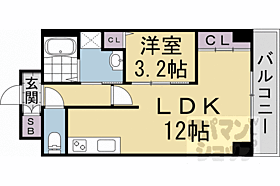 Ａ－ｍｏｎ金閣寺ＮＥＫＩ 507 ｜ 京都府京都市北区衣笠北天神森町（賃貸マンション1LDK・5階・40.25㎡） その2