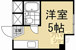 メゾン鷹ケ峯 ワンルームの間取図画像