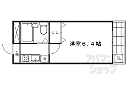 光陽マンション 1Kの間取図画像