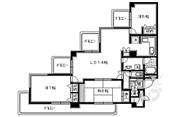 ルモン紫野 9階