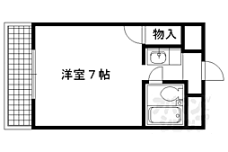 ハイツ葵 1Kの間取図画像