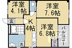 京都市営烏丸線 北山駅 徒歩1分 4階/-