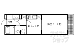 Chelsea 1Kの間取図画像