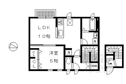 ViLLadeAura 1LDKの間取図画像