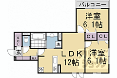物件の間取り
