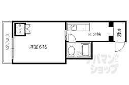 京福電気鉄道北野線 北野白梅町駅 徒歩5分 2階/-