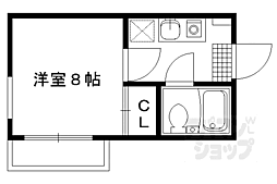 グラン・デスペランス 1Kの間取図画像
