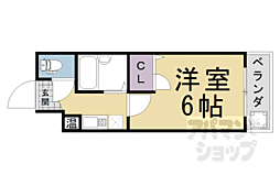 パルコーポ大宮 1Kの間取図画像
