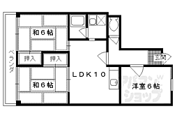 メゾンミソノ 3LDKの間取図画像
