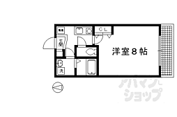 ブリランテ金閣 1Kの間取図画像