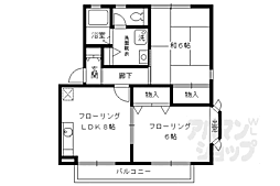 ハイカムール西賀茂 2階