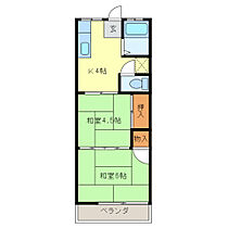 コーポ松本 102 ｜ 栃木県宇都宮市戸祭1丁目7-24（賃貸アパート2K・1階・40.00㎡） その2