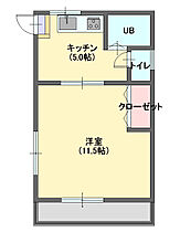 カーサ・イマイII A-101 ｜ 栃木県宇都宮市平松本町1208-2（賃貸テラスハウス1DK・1階・33.05㎡） その2