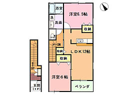 ラッフィナートS 2LDKの間取図画像