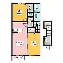 ファインパティオ  ｜ 三重県津市末広町（賃貸マンション2LDK・1階・57.10㎡） その2