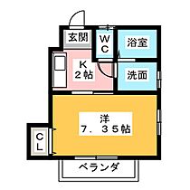 ラ・アンジェ中野  ｜ 三重県津市一身田中野（賃貸アパート1K・1階・25.11㎡） その2