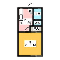 ピュアハイツ  ｜ 三重県津市白塚町（賃貸アパート1K・1階・24.50㎡） その2