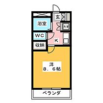 ＬＡＨＡＩＮＡ  ｜ 三重県津市一身田平野（賃貸マンション1K・2階・24.75㎡） その2