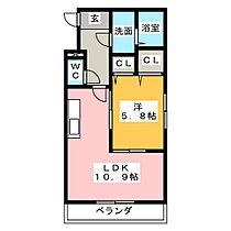 カムズエイト  ｜ 三重県津市末広町（賃貸アパート1LDK・2階・40.20㎡） その2