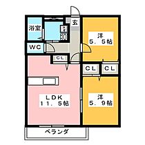 グロリアス  ｜ 三重県津市鳥居町（賃貸マンション2LDK・2階・56.17㎡） その2