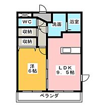 リオンドール桜橋  ｜ 三重県津市桜橋３丁目（賃貸マンション1LDK・3階・40.50㎡） その2