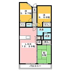 物件の間取り