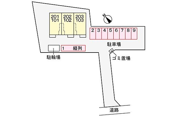 ソレイユ・MM 202｜三重県鈴鹿市岸岡町(賃貸アパート2LDK・2階・59.58㎡)の写真 その16