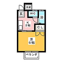 ベルズコート  ｜ 三重県鈴鹿市末広東（賃貸アパート1K・2階・19.87㎡） その2