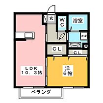 フラーズラフィネ  ｜ 三重県鈴鹿市神戸９丁目（賃貸アパート1LDK・1階・40.34㎡） その2